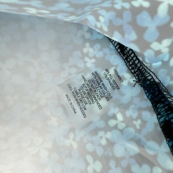 REDVANLY Polo Shirt Size XL Mens Blue Floral Brewer Golf Purepoly NEW - Picture 8 of 8